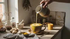 Această băutură se consumă seara nu fără motiv: adevărul despre „laptele de aur”